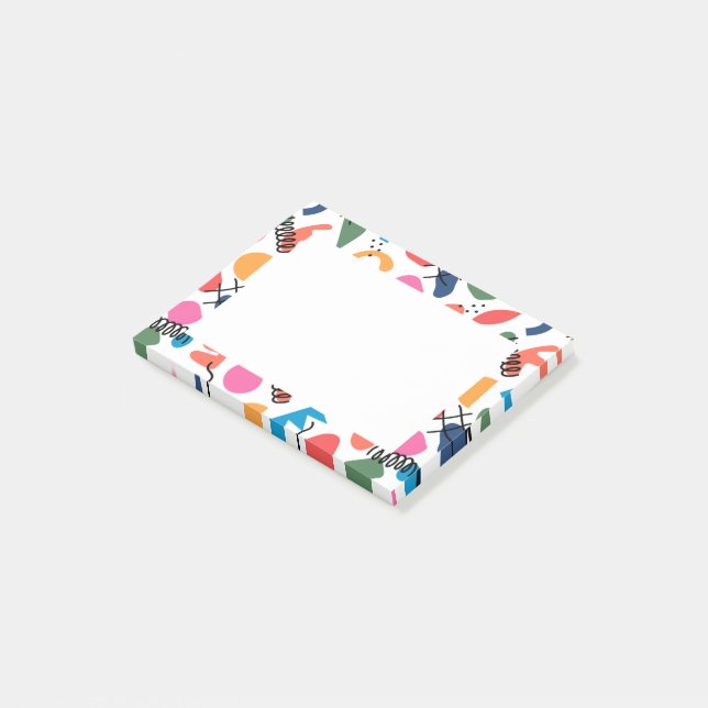 Bloco De Notas Abstrato (Inclinado)
