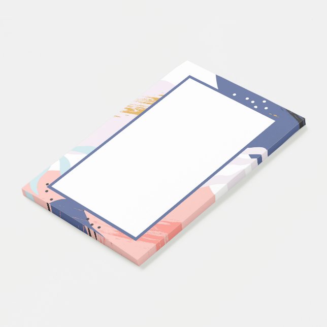 Bloco De Notas Abstrato (Inclinado)