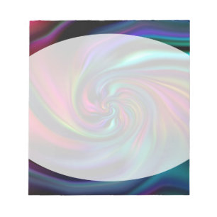 Bloco De Notas Abstrato Background Spirals Soft I