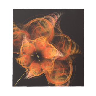 Bloco de notas Abstrato de arte de obras leves