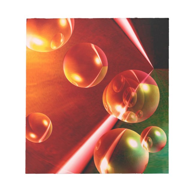 Bloco De Notas Abstrato de Contemporâneo por Serdar Hizli (Frente)