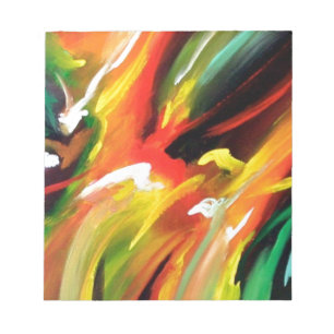 Bloco De Notas Abstrato Expressionismo