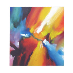 Bloco De Notas Abstrato Expressionismo