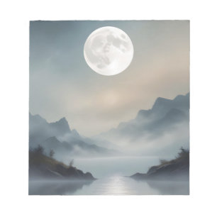 Bloco De Notas Abstrato Landscape Mountain Valley Nature Scenery