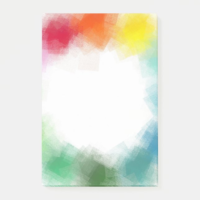 Bloco De Notas Abstrato moderno personalizado Arco arco-íris Mode (Frente)