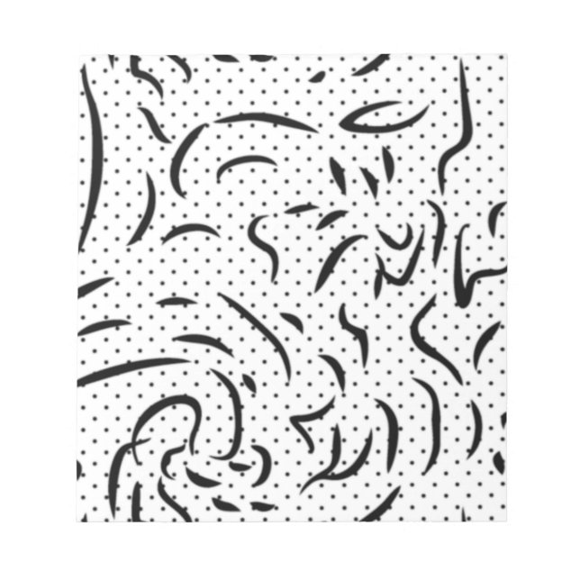 Bloco de Notas Abstrato Moderno | Presente Minimal (Frente)