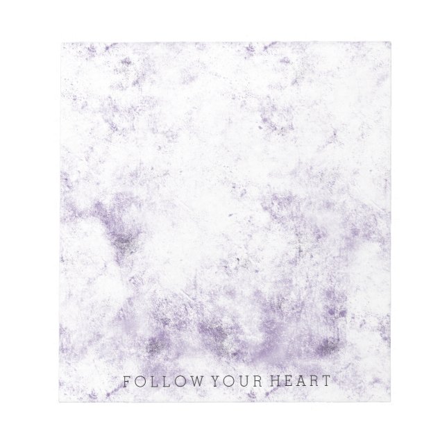 Bloco De Notas Abstrato púrpura (Frente)