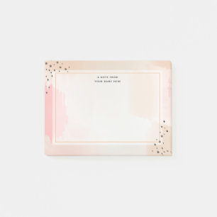 Bloco De Notas Abstrato rosa