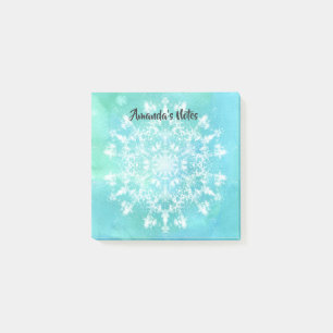 Bloco De Notas Abstrato Snowflake