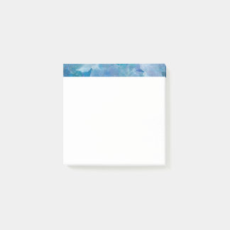 Bloco De Notas Abstrato Teal Sticky Notes 3" x 3"