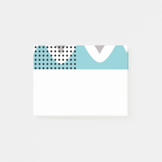 Bloco De Notas Abstrato Wiggles (Frente)