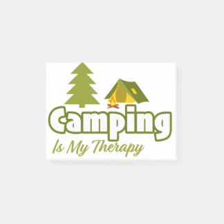 Bloco De Notas Acampamento É Minha Terapia