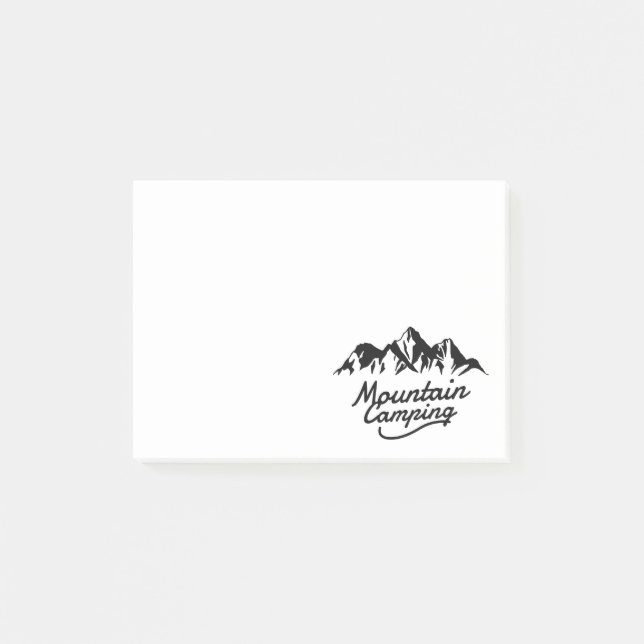 Bloco De Notas Acampamento na Montanha (Frente)