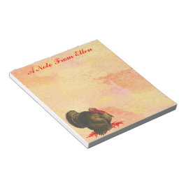 Bloco De Notas Ação de Graças à Turquia