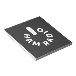 Bloco De Notas Acionado pelo rádio HAM