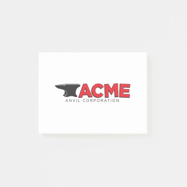 BLOCO DE NOTAS ACME ANVIL CORPORATION (Frente)