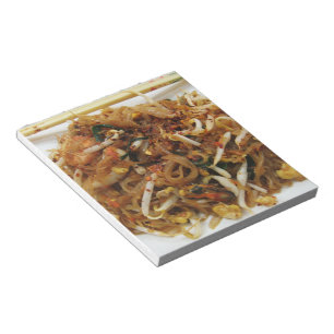 Bloco De Notas Acolchoe [ผัดไทย] a comida tailandesa 