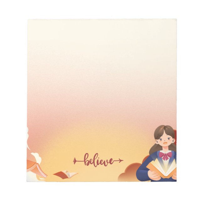 Bloco De Notas Acreditem no Creative Design Notepad (Frente)