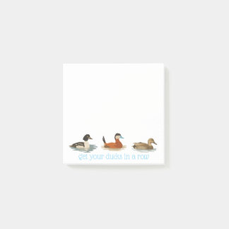 Bloco de Notas Adesivas Patos em Fila