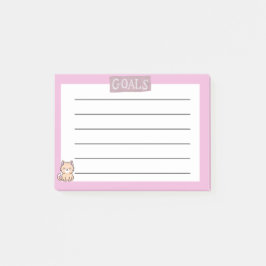 Bloco De Notas Adesivos fofos e grudados 