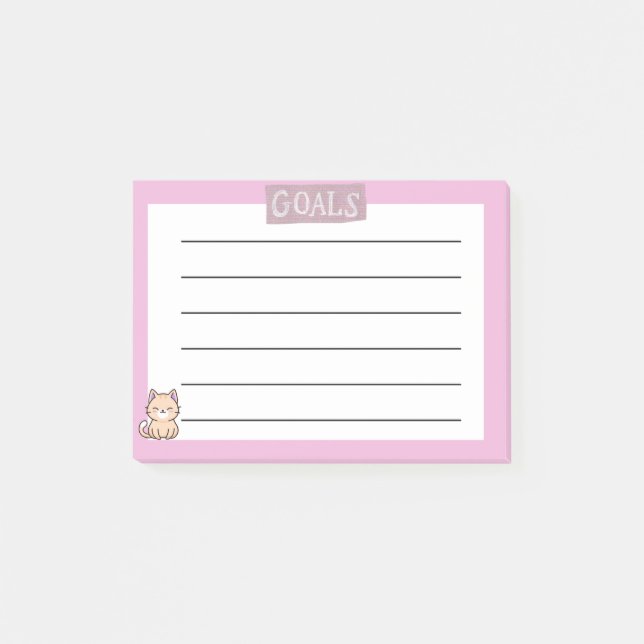 Bloco De Notas Adesivos fofos e grudados  (Frente)