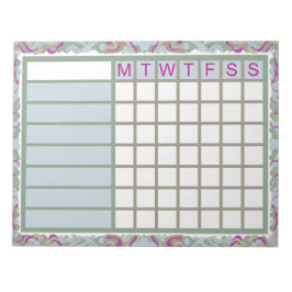 Bloco De Notas ADHD  Productivity Planner Weekly Checklist