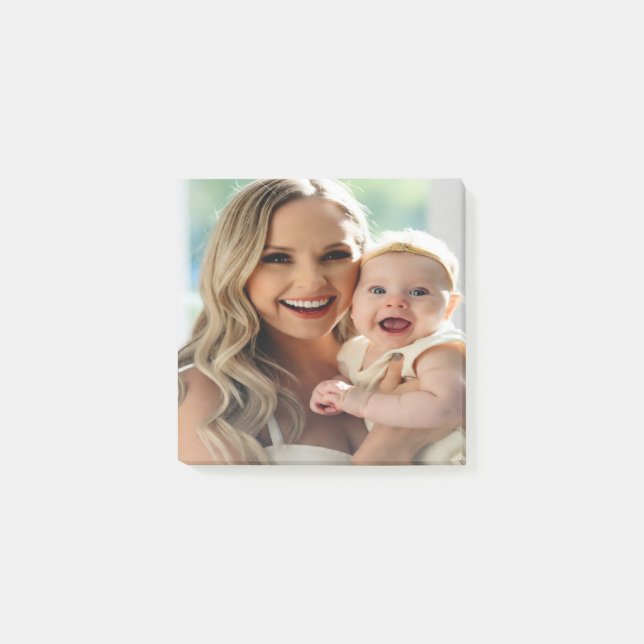 Bloco De Notas Adicionar Foto de Bebê Personalizar Customizar (Frente)