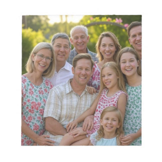 Bloco De Notas Adicionar Foto de Reunião de Família Personalizar