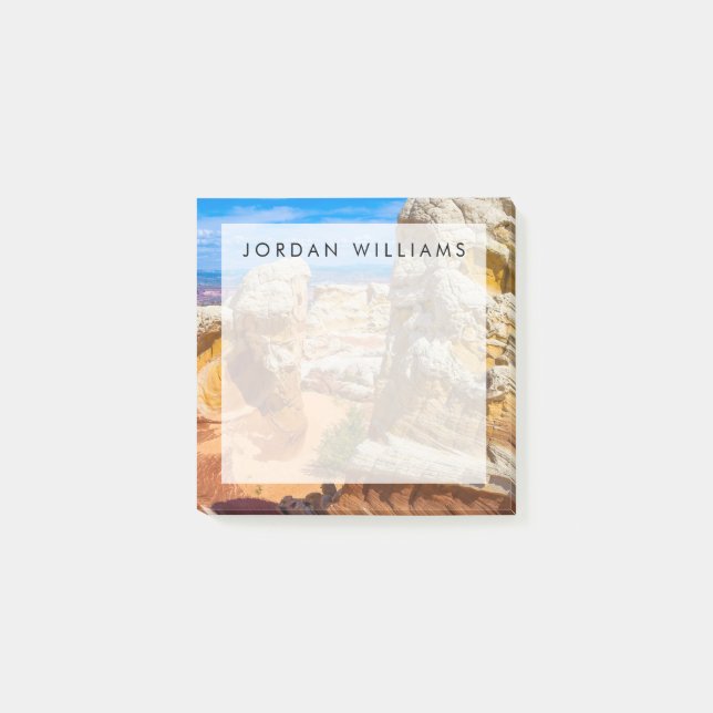 Bloco De Notas Adicionar Seu Nome| Formação Vermilion Cliff Rock (Frente)