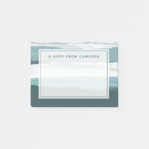 Bloco De Notas Adicionar Seu Nome  Mar Teal