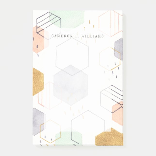 Bloco De Notas Adicione seu nome | Dispersão hexadecimal (Frente)