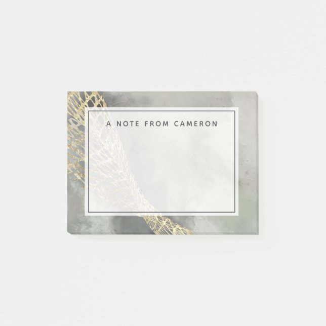 Bloco De Notas Adicione seu nome | Nuvem Matriz (Frente)