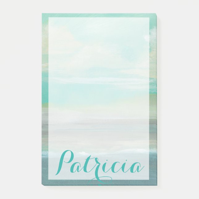 Bloco De Notas Adicione seu nome | Praia Lowland I (Frente)