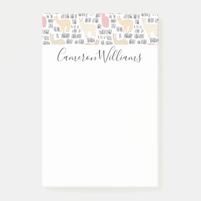 Bloco De Notas Adicione seu rebanho conhecido de | do teste (Frente)