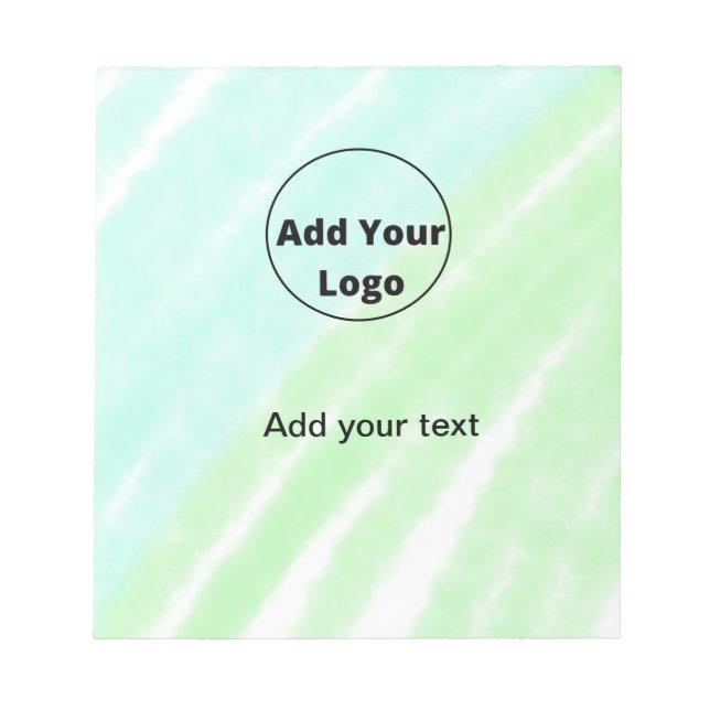 Bloco De Notas adicione seu texto simples mínimo personalizado ad (Frente)