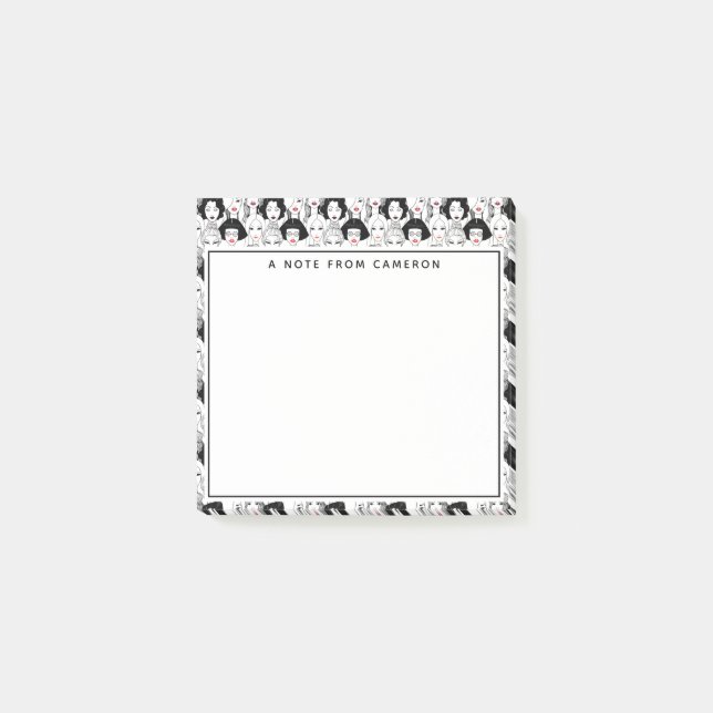 Bloco De Notas Adicione suas mulheres conhecidas de | com teste (Frente)