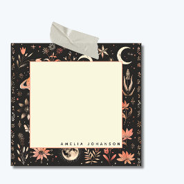 Bloco De Notas Adolescentes do Cosmos Watercolor Pink