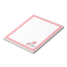 Bloco De Notas Adorable Hebrew Name Personalized Notepad 