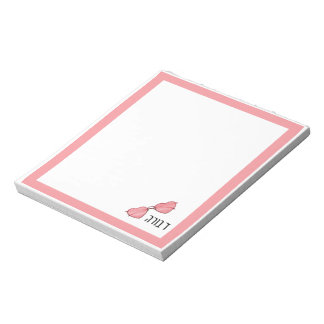 Bloco De Notas Adorable Hebrew Name Personalized Notepad 