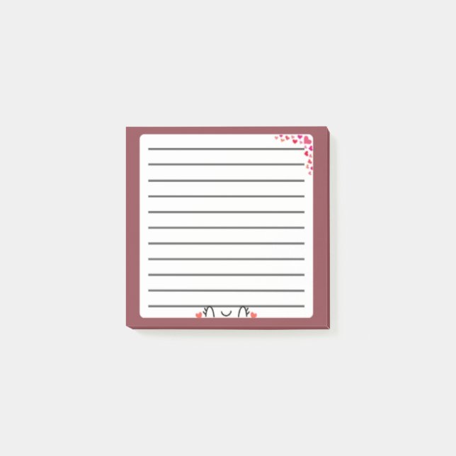 Bloco De Notas Adorável Posto Kawaii - Nota: Digital Delicioso (Frente)