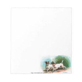 Bloco De Notas Adoro Fox Terriers"