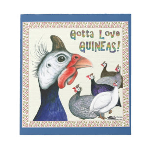 Bloco De Notas Adoro Guineas!