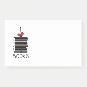 Bloco De Notas "Adoro Livros"