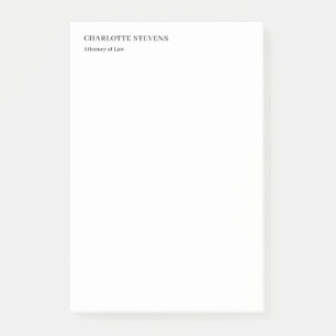 Bloco De Notas Advogado de Lei Tendy Minimalista Simples Elegante