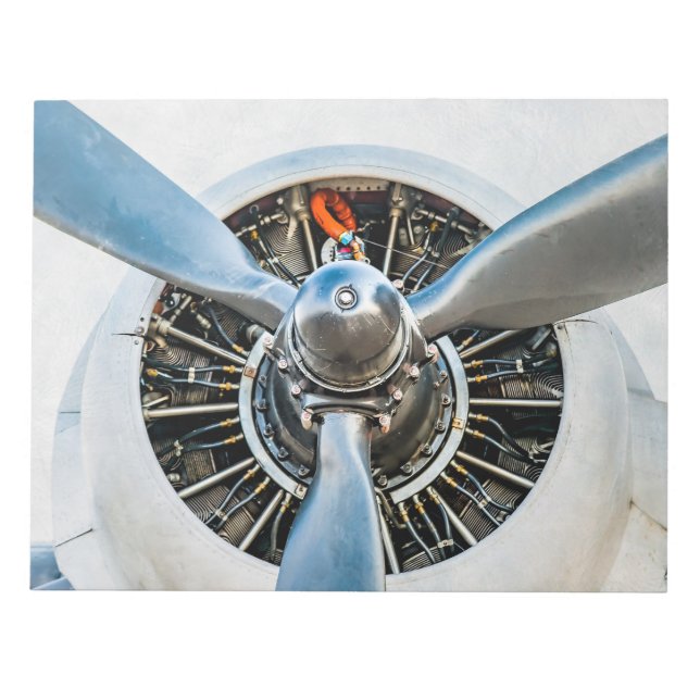 Bloco De Notas Aeronave Douglas DC-3. Hélice (Frente)