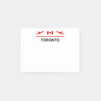 Bloco De Notas Aeroporto de Toronto Canadá - Cor clara