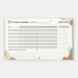 Bloco De Notas Aesthetic Neurodivergent Habit Tracker Brain Dump