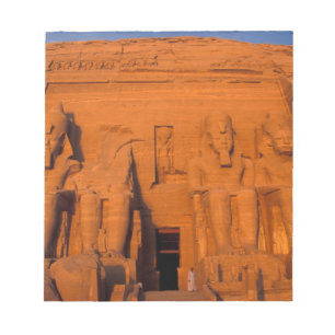 Bloco De Notas AF, Egito, Abu Simbel. Fachada ao pôr do sol, Gran