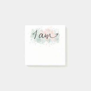 Bloco De Notas *~* Afirmação Abstrato Blob de Intenção I AM