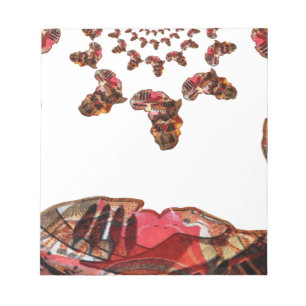 Bloco De Notas África em Movimento: Kaleidoscope Map Design